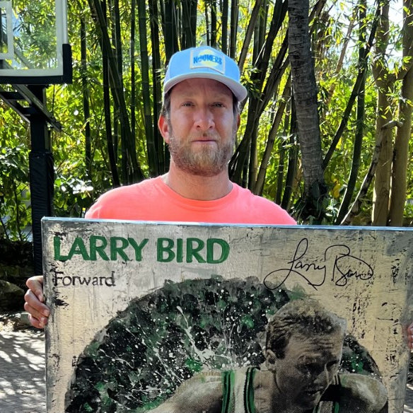 Dave Portnoy & The Larry Bird 1990 Hoops Painting