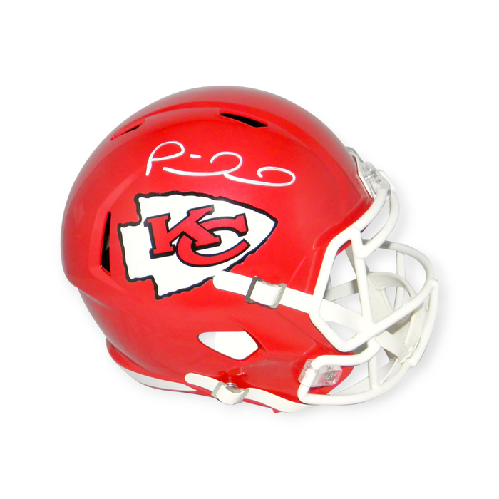 Patrick Mahomes Kansas City Chiefs Autographed Riddell Speed Replica Helmet BAS