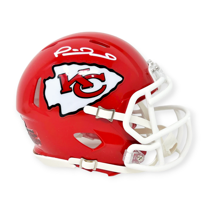 Patrick Mahomes Kansas City Chiefs Autographed Riddell Speed Mini Helmet BAS