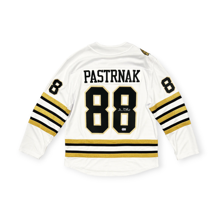 David Pastrnak Boston Bruins Autographed Fanatics Centennial Breakaway Away Jersey BAS