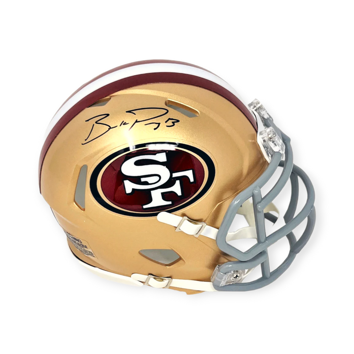 Brock Purdy San Fransisco 49ers Autographed Speed Mini Helmet Fanatics