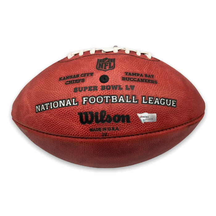 Tom Brady Tampa Bay Buccaneers Autographed Super Bowl LV Official NFL Duke Football Fanatics