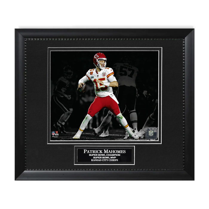 Patrick Mahomes Unsigned Photograph Framed to 11x14