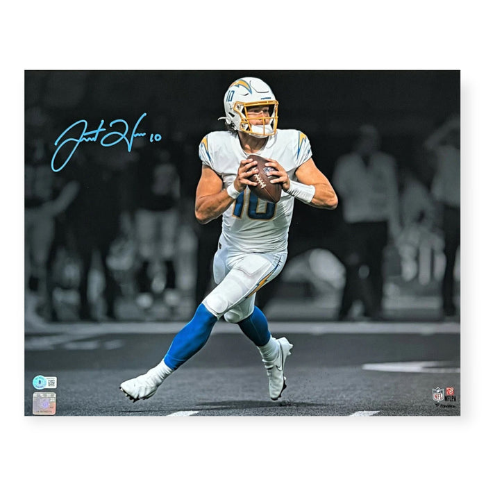 Justin Herbert Los Angeles Chargers Autographed 16x20 Photo BAS