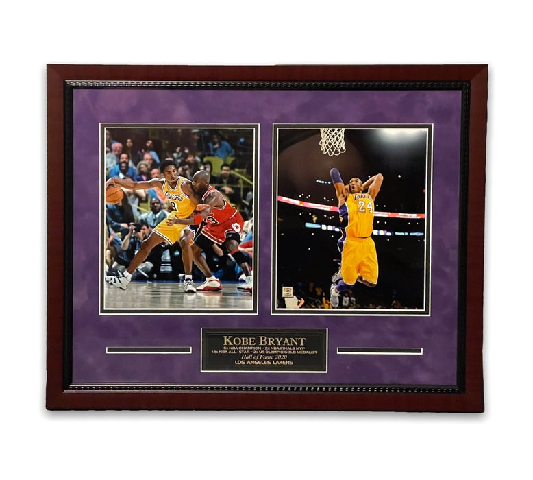 Kobe Bryant Los Angeles Lakers Photo Collage Framed to 16x20