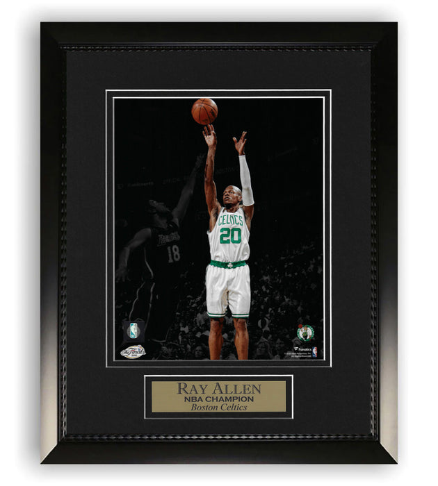 Ray Allen Boston Celtics Unsigned Photo Framed to 11x14