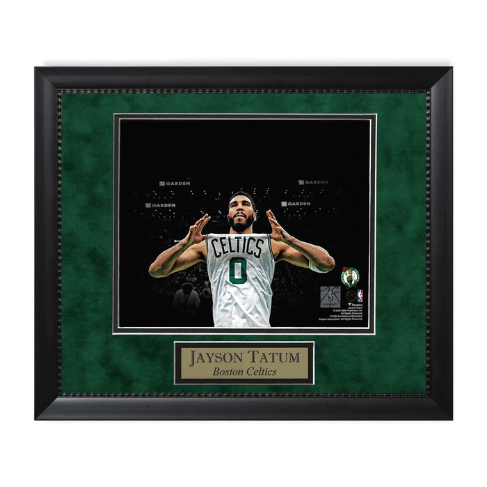 Jayson Tatum Boston Celtics Unsigned Photo Framed to 11x14
