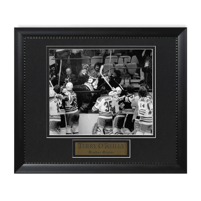 Terry O'Reilly Boston Bruins Photo Framed to 11x14