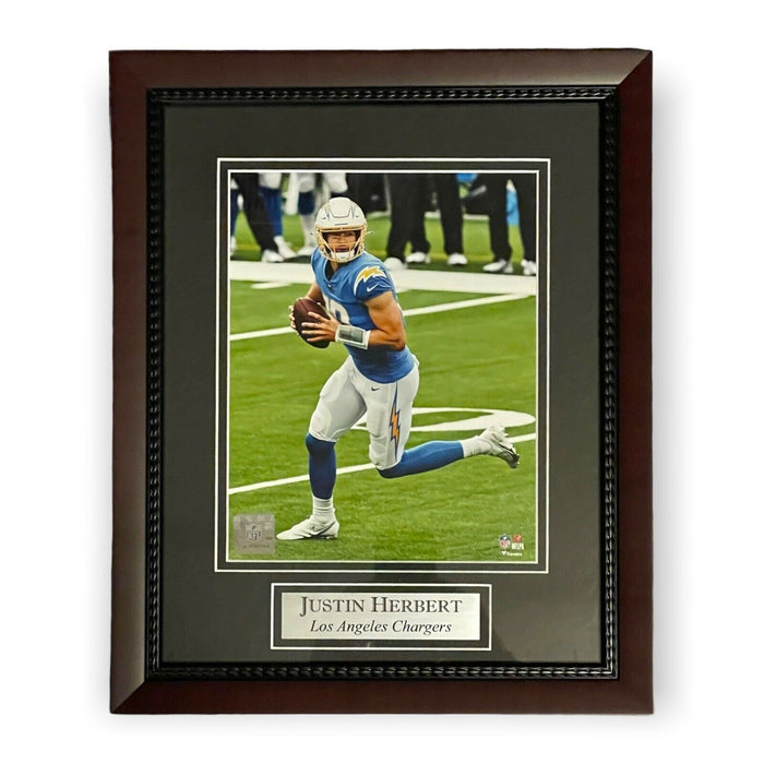 Justin Herbert Unsigned Photo Framed to 11x14