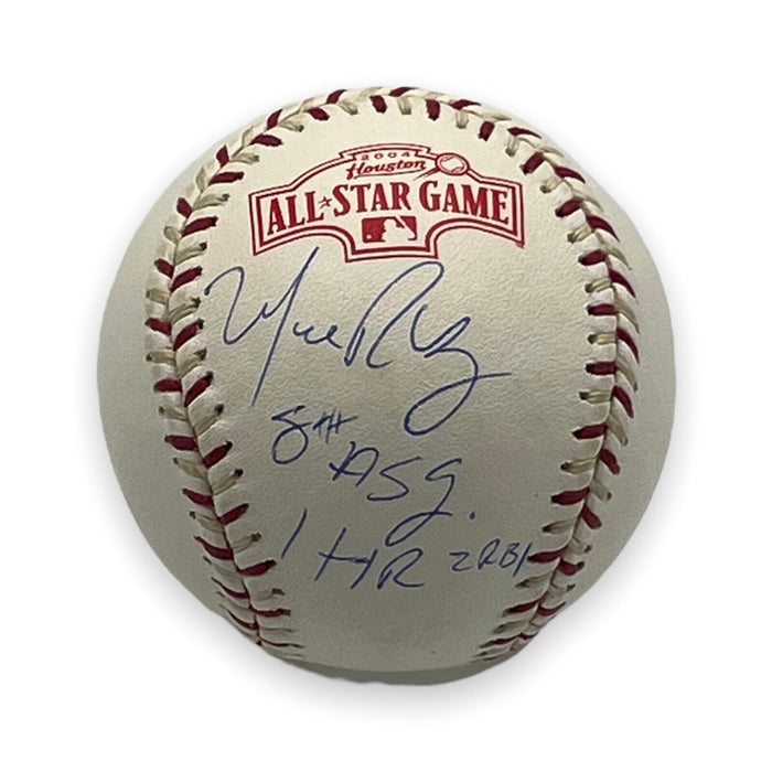Manny Ramirez Boston Red Sox Autographed ASG Baseball w/ Inscriptions JSA