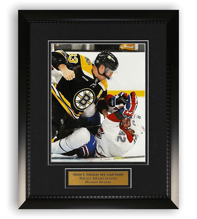 Brad Marchand Unsigned Photograph Framed to 11x14