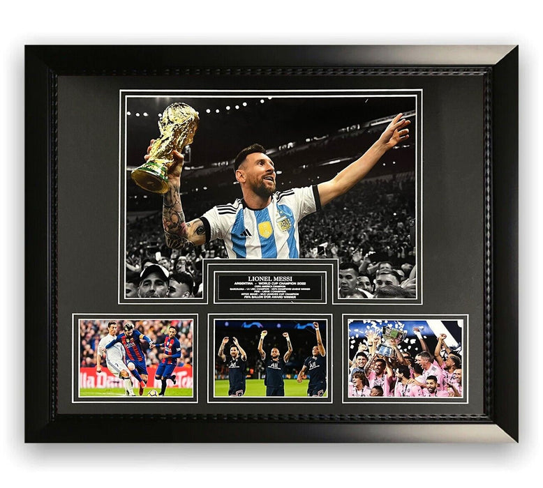 Lionel Messi Photograph Collage Framed to 16x20
