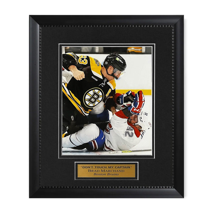 Brad Marchand Unsigned Photograph Framed to 16x20