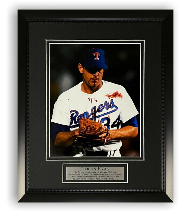 Nolan Ryan Unsigned Photo Framed to 11x14