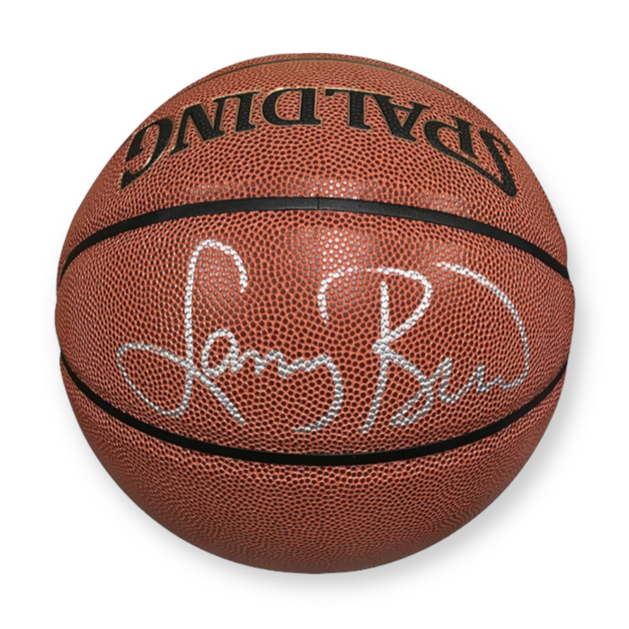 Larry Bird Boston Celtics Autographed Basketball Bird Holo
