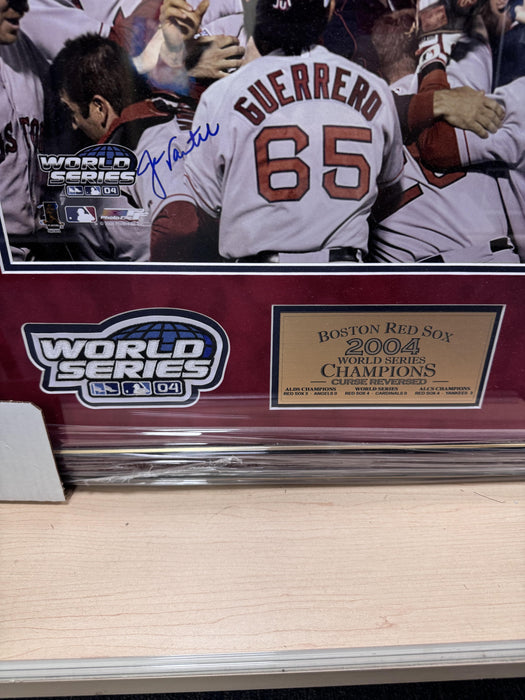 2004 Boston Red Sox Team Autographed Photo Framed to 23x27 NEP