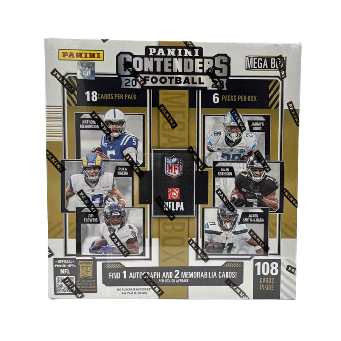 2023 Panini Contenders NFL Football Sealed Mega Box - 108 Cards