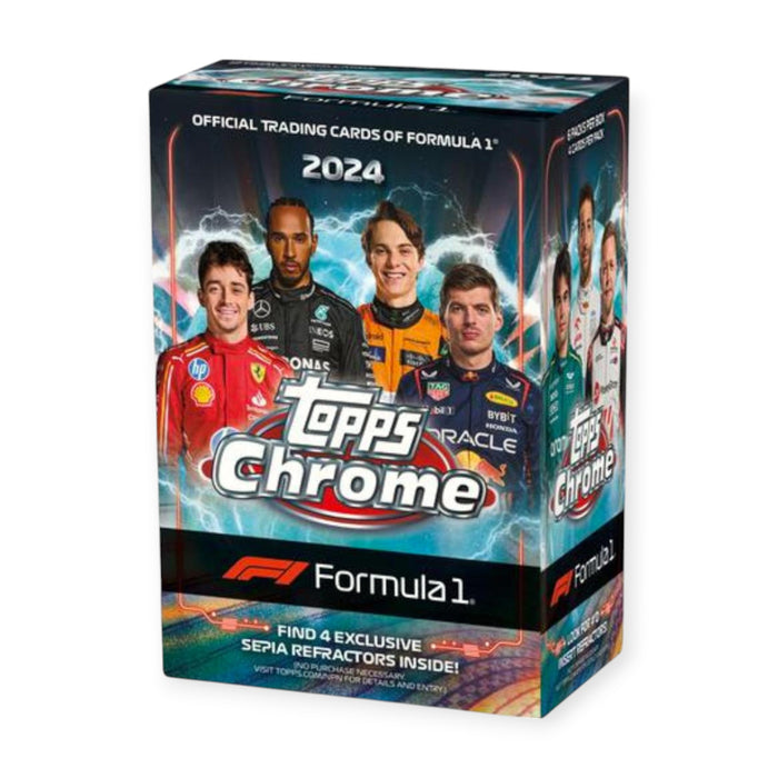 2024 Topps Chrome Formula 1 F1 Racing Sealed Blaster Box - 24 Cards