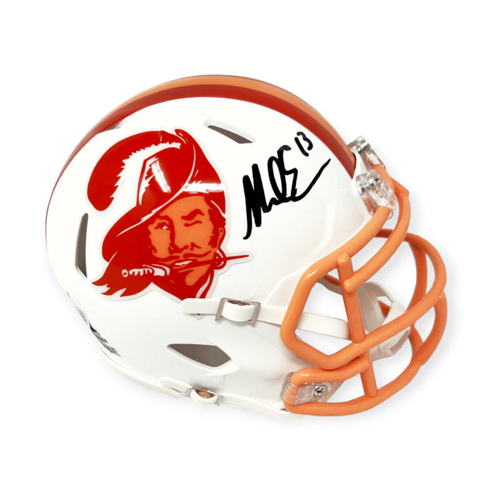 Mike Evans Tampa Bay Buccaneers Autographed Throwback Mini Helmet Beckett