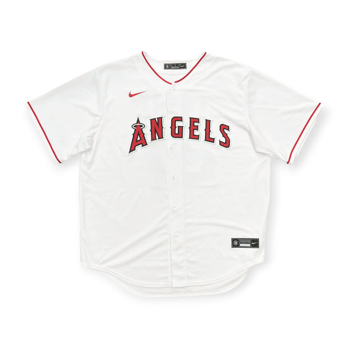 Mike Trout Los Angeles Angels Autographed Authentic Nike White Jersey JSA