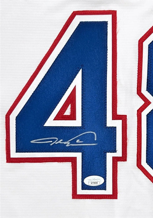 Jacob deGrom Texas Rangers Autographed Authentic Nike White Home Jersey