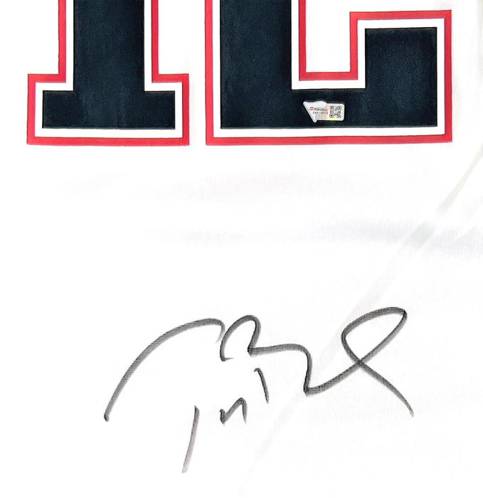 Tom Brady New England Patriots Autographed Nike White Game Jersey Fanatics