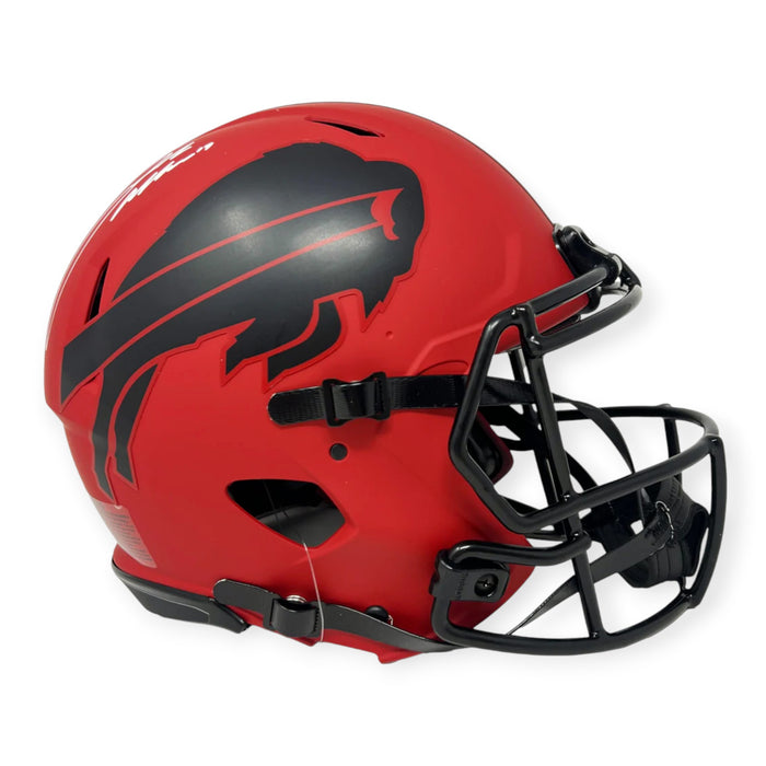 Josh Allen Buffalo Bills Autographed Rave Authentic Helmet Beckett