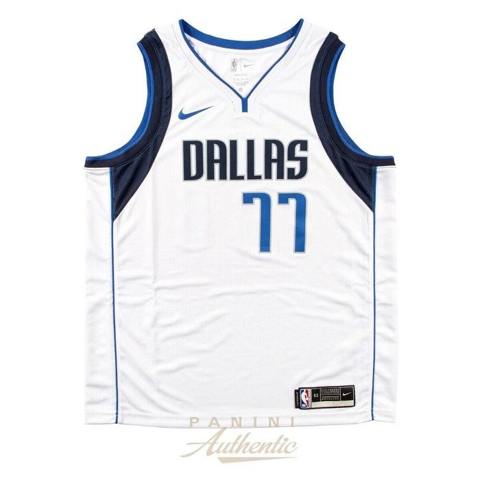 Luka Doncic Dallas Mavericks Autographed Authentic White Nike Swingman Jersey Panini