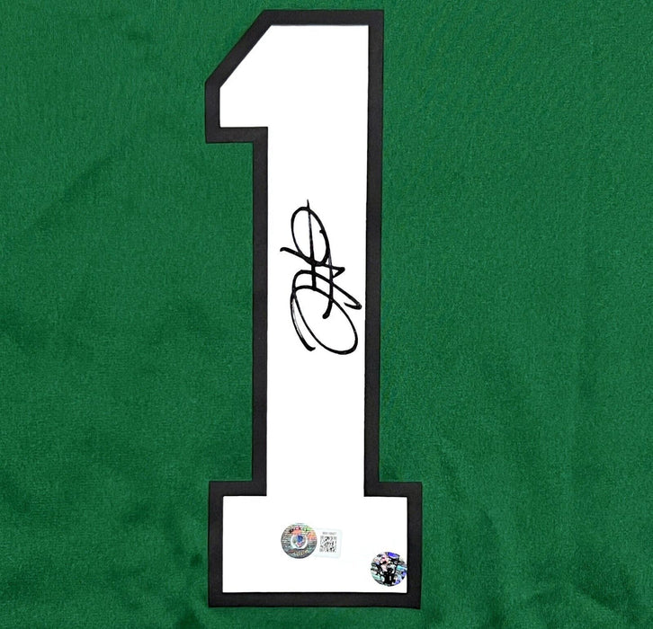 Jalen Hurts Philadelphia Eagles Autographed Kelly Green Nike Game Jersey BAS