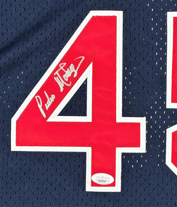 Pedro Martinez Red Sox Autographed Mitchell & Ness Jersey JSA