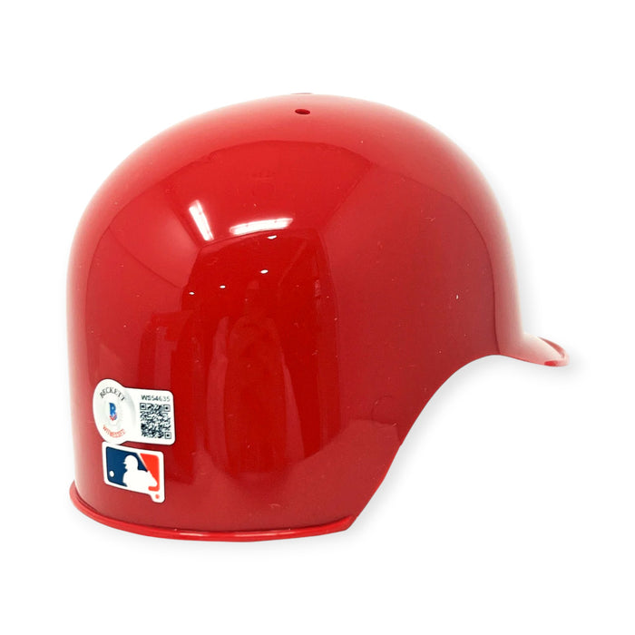 Albert Pujols St Louis Cardinals Autographed Riddell Mini Baseball Batting Helmet Beckett