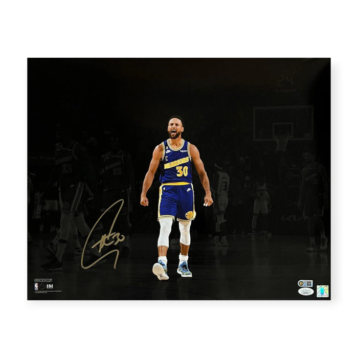 Stephen Curry Golden State Warriors Autographed 16x20 Photo JSA