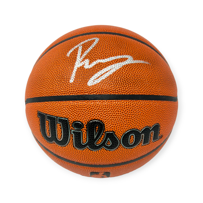 Kristaps Porzingis Boston Celtics Autographed Basketball BAS