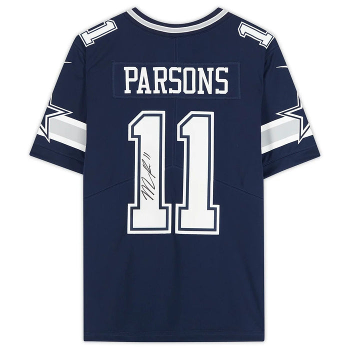 Micah Parsons Dallas Cowboys Autographed Navy Nike Limited Jersey Fanatics