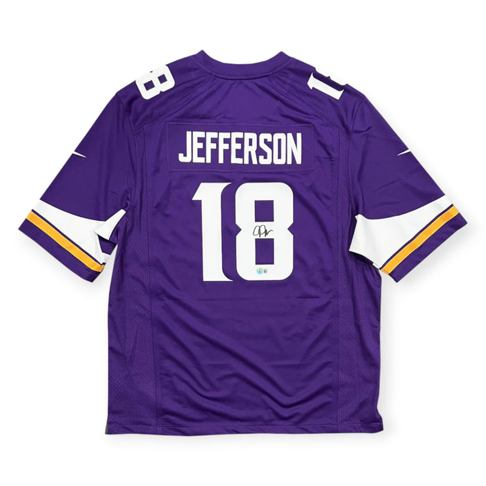 Justin Jefferson Minnesota Vikings Autographed Nike Game Jersey Beckett
