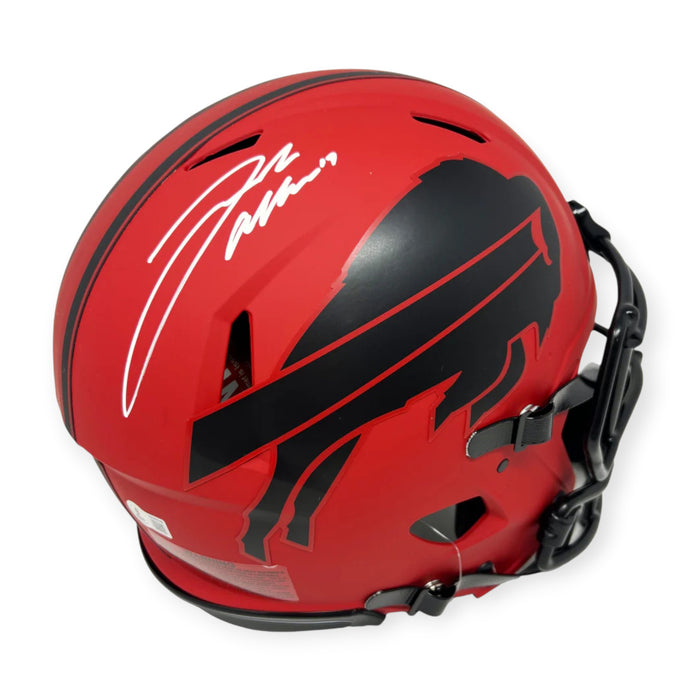 Josh Allen Buffalo Bills Autographed Rave Authentic Helmet Beckett