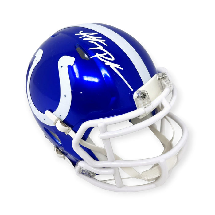 Anthony Richardson Indianapolis Colts Autographed Flash Mini Helmet Fanatics