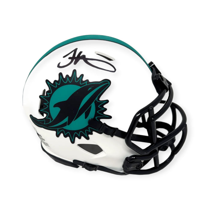 Tyreek Hill Miami Dolphins Autographed Lunar Mini Helmet Beckett