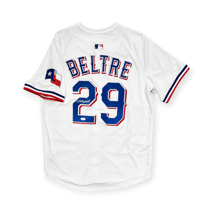 Adrian Beltre Texas Rangers Autographed Authentic White Nike Jersey JSA