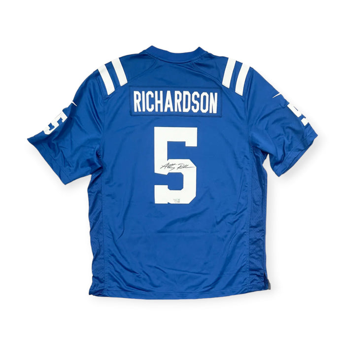 Anthony Richardson Indianapolis Colts Autographed Royal Nike Game Jersey Fanatics