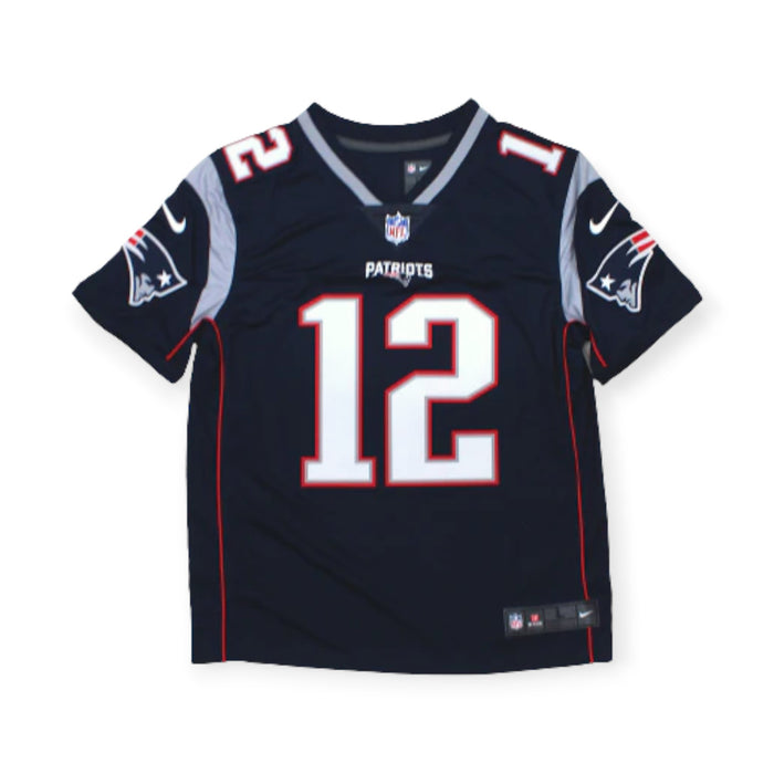 Tom Brady New England Patriots Autographed Nike Navy Limited Jersey Fanatics