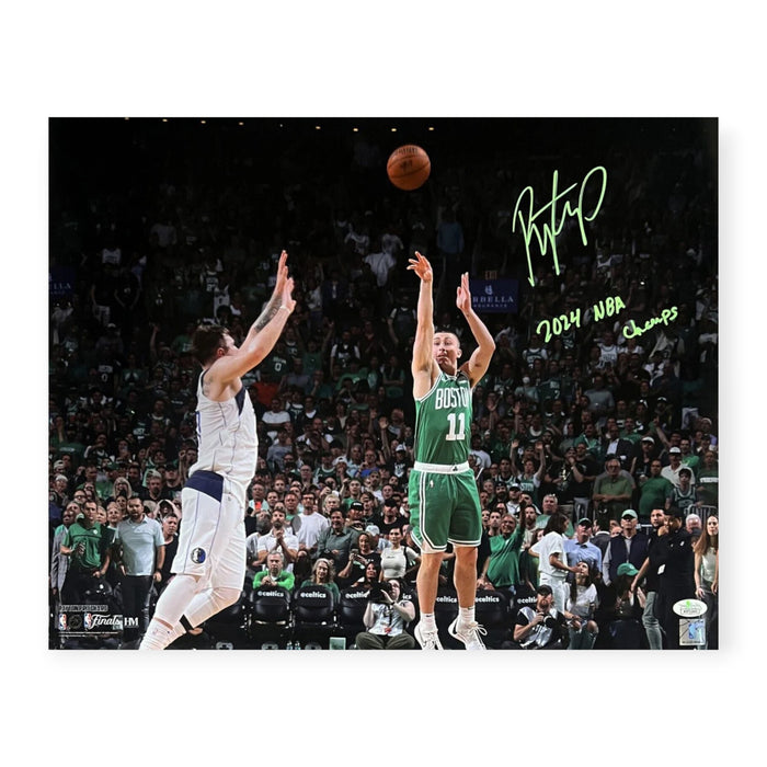 Payton Pritchard Boston Celtics Autographed 16x20 Photo w/ Inscription Jersey JSA