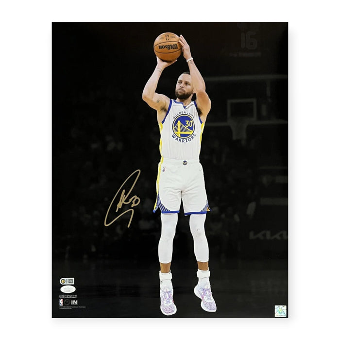 Stephen Curry Golden State Warriors Autographed 16x20 Photo JSA