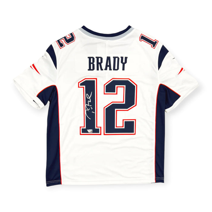 Tom Brady New England Patriots Autographed Nike White Limited Jersey Fanatics