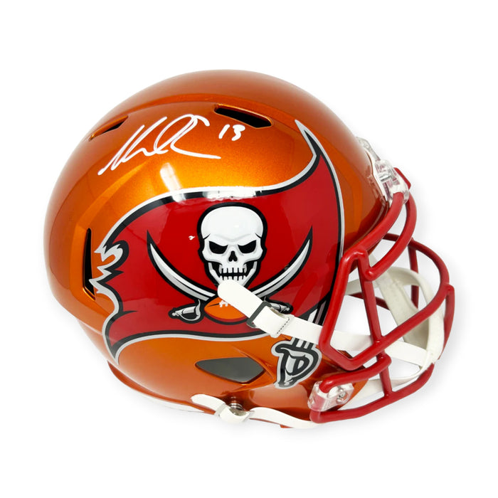 Mike Evans Tampa Bay Buccaneers Autographed Riddell Flash Replica Helmet Beckett