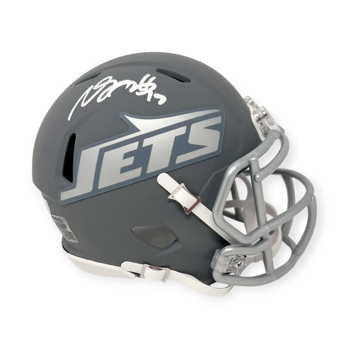 Davante Adams New York Jets Autographed Riddell Slate Mini Helmet Beckett