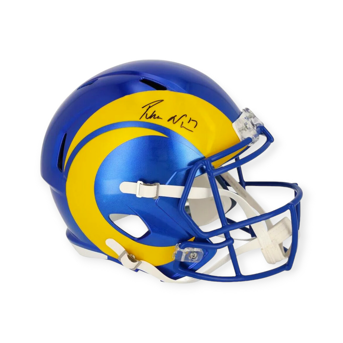 Puka Nacua Los Angeles Rams Autographed Speed Replica Helmet Fanatics