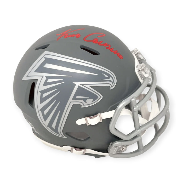 Kirk Cousins Atlanta Falcons Autographed Slate Mini Helmet Fanatics