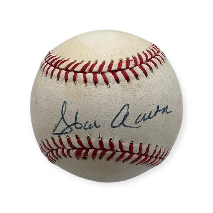 Hank Aaron Braves Autographed Official Baseball JSA