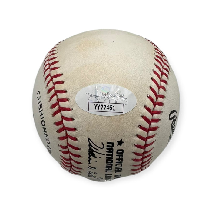 Hank Aaron Braves Autographed Official Baseball JSA